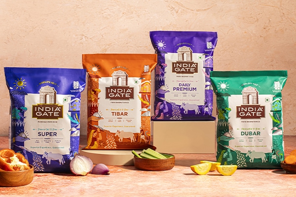 印度之门（India Gate）大米包装设计革新：以品牌体验重塑品类认知